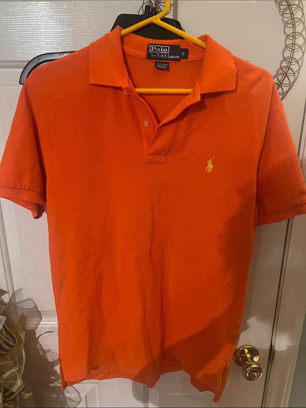 Polo by Ralph Lauren Orange Classic Fit Polo Shirts
